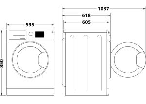 Пералня Indesit  MTWA 81495 W EU 